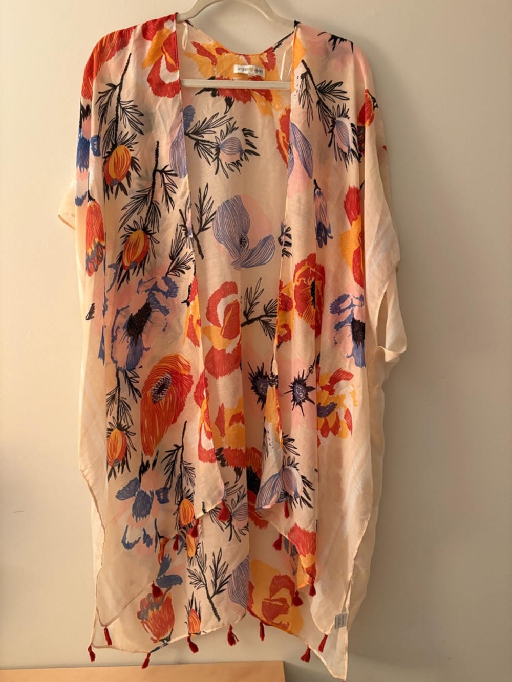 Floral bathing suit cover-up